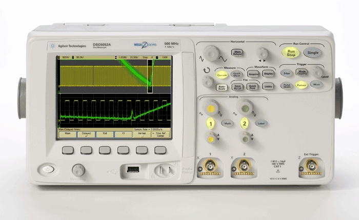 Портативный осциллограф Keysight Technologies  DSO5052A (500 МГц, 2Гвыб/с, 2-х канальный)