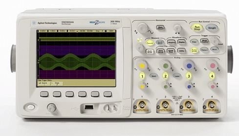 Портативный осциллограф Keysight Technologies  DSO5034A (300 МГц, 2Гвыб/с, 4-х канальный)