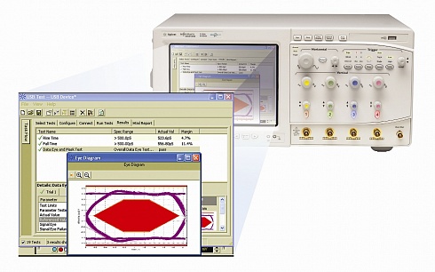 Осциллограф Keysight Technologies   MSO8104A (1 GHz, 2/4 GSa/s, 4+16-канальный)